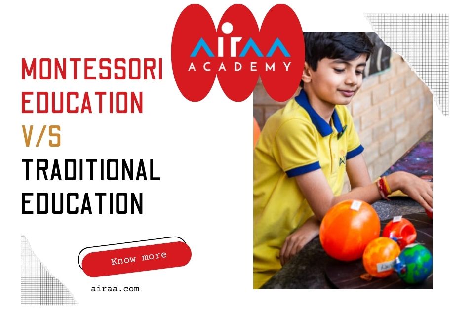 Airaa Montessori school is the best for your child’s education.