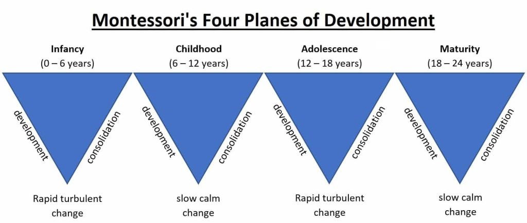 Child Development Stages: Montessori Planes of Development
