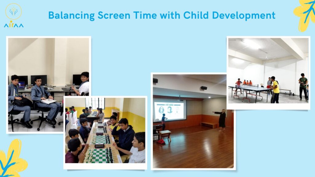 Balancing screentime - best Montessori school in south bangalore - airaa academy- - airaa academy