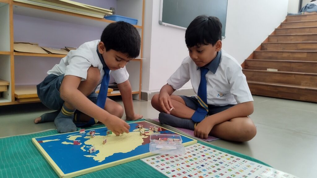 sensorial-Five Learning Areas of Montessori Classroom  The Best Montessori Schools in South Bangalore best cbse school in bangalore