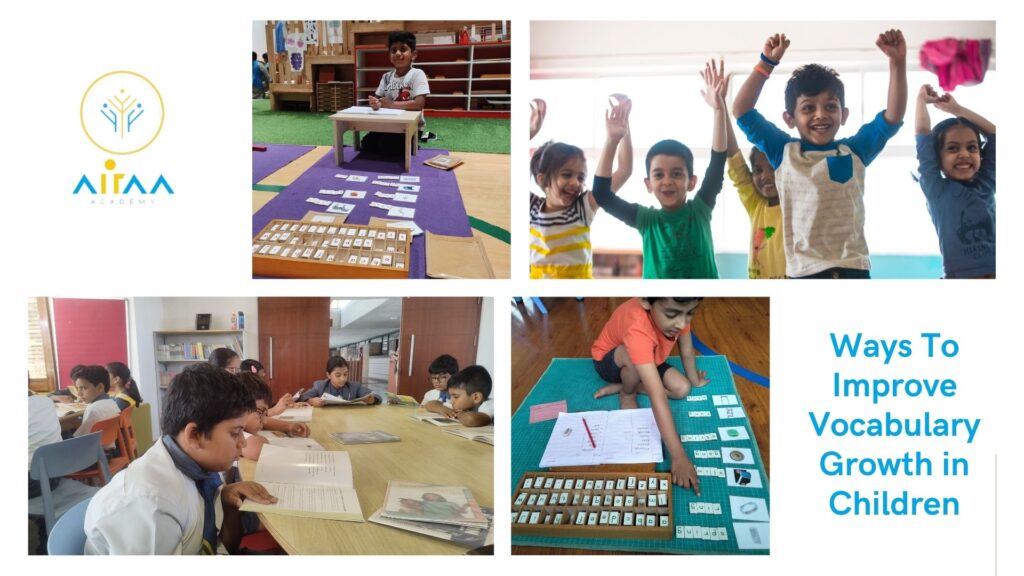 L- Ways To Improve Vocabulary Growth in Children - BEST CBSE school in bangalore- airaa academy