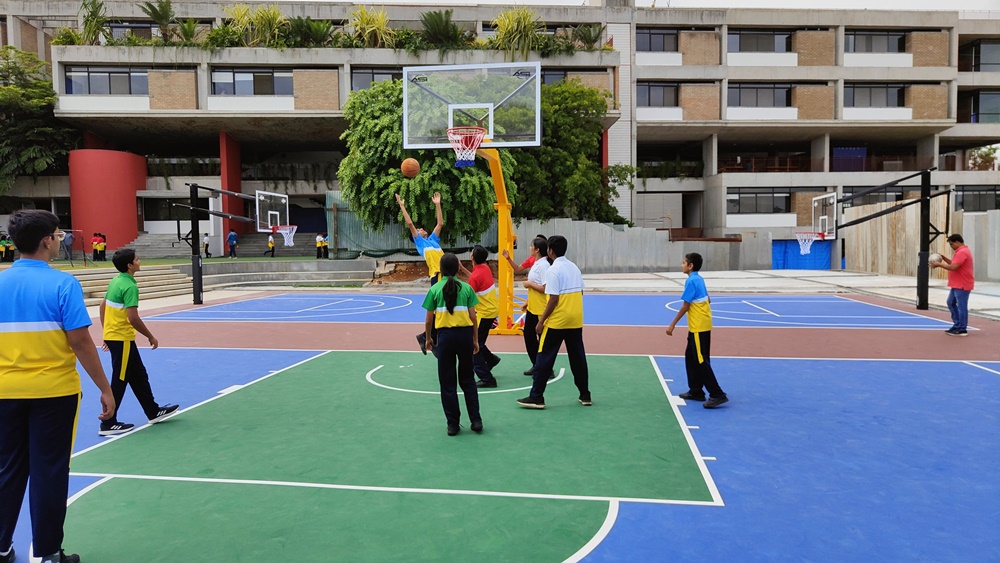 basketball - the best cbse school in bangalore-  - airaa academy in bangalore