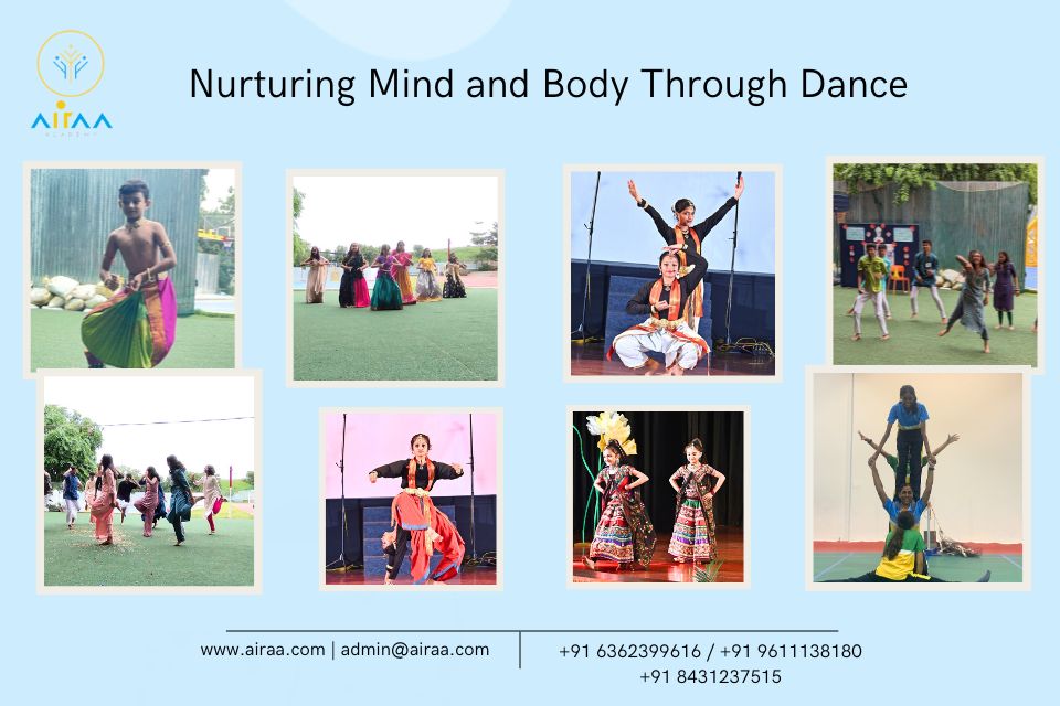 At Airaa Academy, dance is seamlessly woven into education to nurture body and mind. Through movement, children develop physical coordination, express emotions creatively, and build lasting self-confidence.