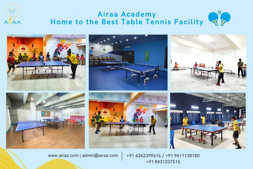 Best Table Tennis Facility at Airaa Academy | A CBSE Affiliated School in Bangalore