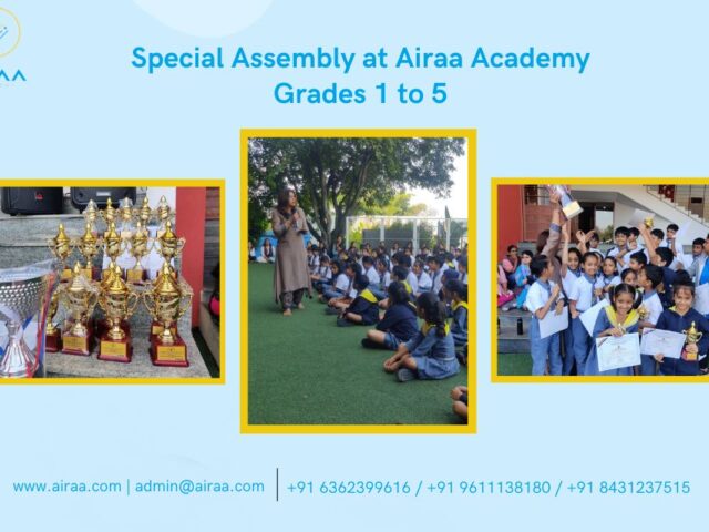 Special Assembly at Airaa Academy – The Best CBSE School on Kanakapura Road in Bangalore