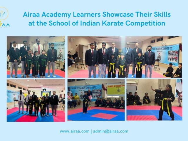 Airaa Academy at Indian Karate Competition | The Best CBSE School in Kanakapura Road, Bangalore
