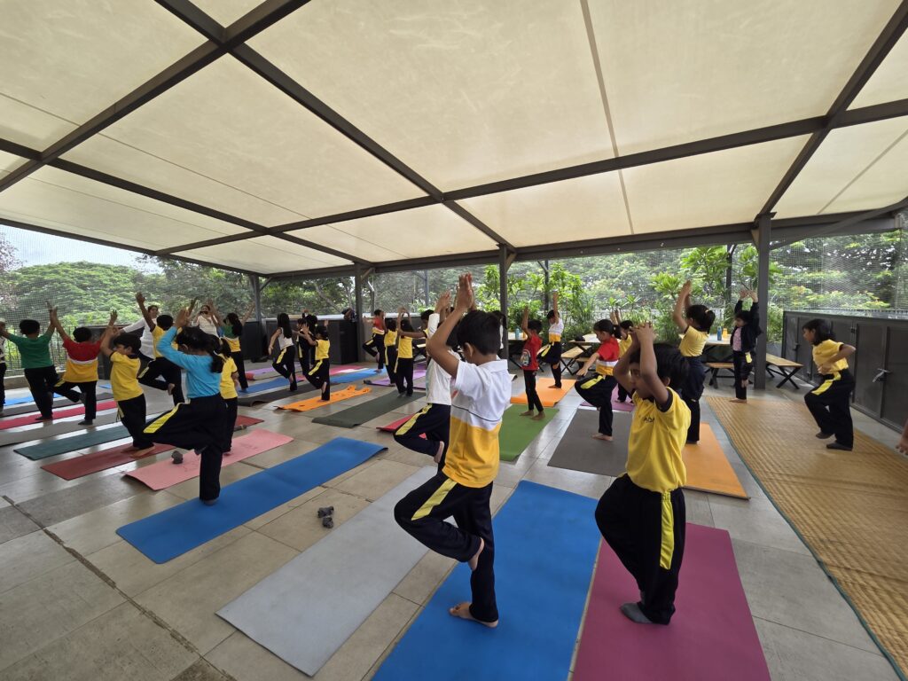 Yoga Day at Airaa Academy - Best Montessori school in Bangalore - best CBSE school in Bangalore - Admissions Open for AY 2026-27