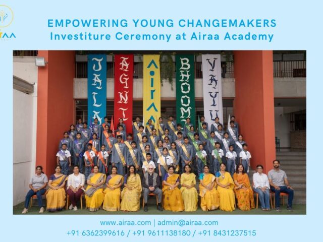 Investiture Ceremony at Airaa Academy – A CBSE-Affiliated School in Bangalore
