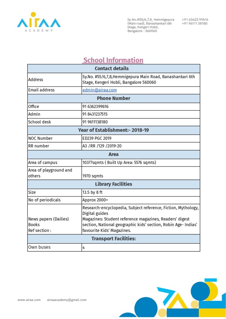 School Information