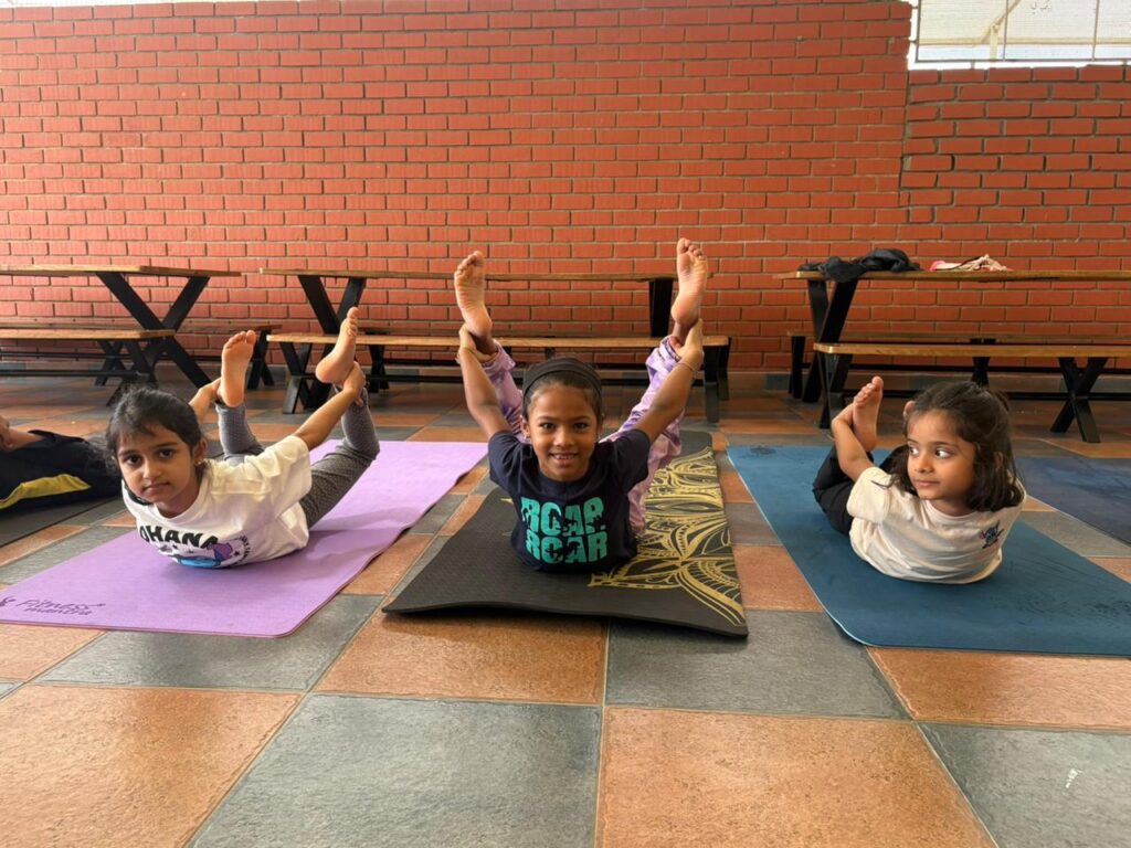 Yoga Day at Airaa Academy - Best Montessori school in Bangalore - best CBSE school in Bangalore - Admissions Open for AY 2026-27