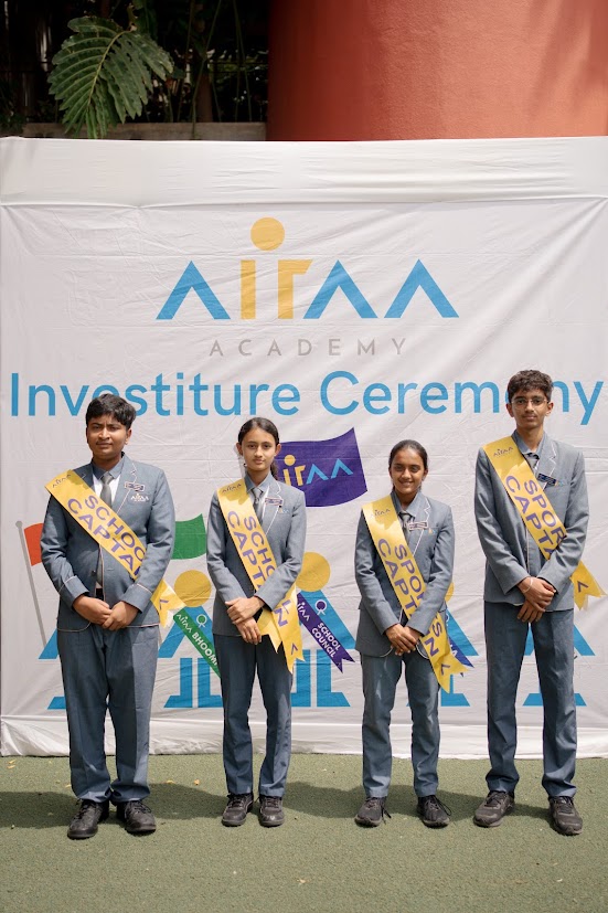 Investiture Ceremony at Airaa Academy – A CBSE-Affiliated School in Bangalore – Best Montessori School in South Bangalore – Admissions Open for AY 2026-27